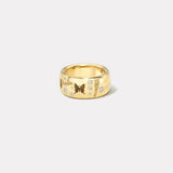 Large Anchor Band with Engraving