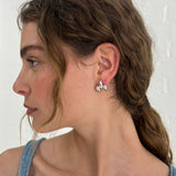 All Gold Balloon Magna Stud Earrings