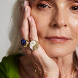 Yin Yang Ring - Mother of Pearl