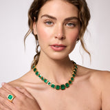 Bounce 102.87ct Emerald Charm Treasure Necklace