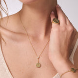 Mini Bravery Pendant on 18" Drop Loop Chain