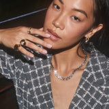 Platinum and Diamond Magna Collar