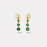 Balloon Magna Drop Earrings with Emeralds