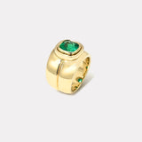 1.72ct Cushion Emerald Bounce Cigar Band