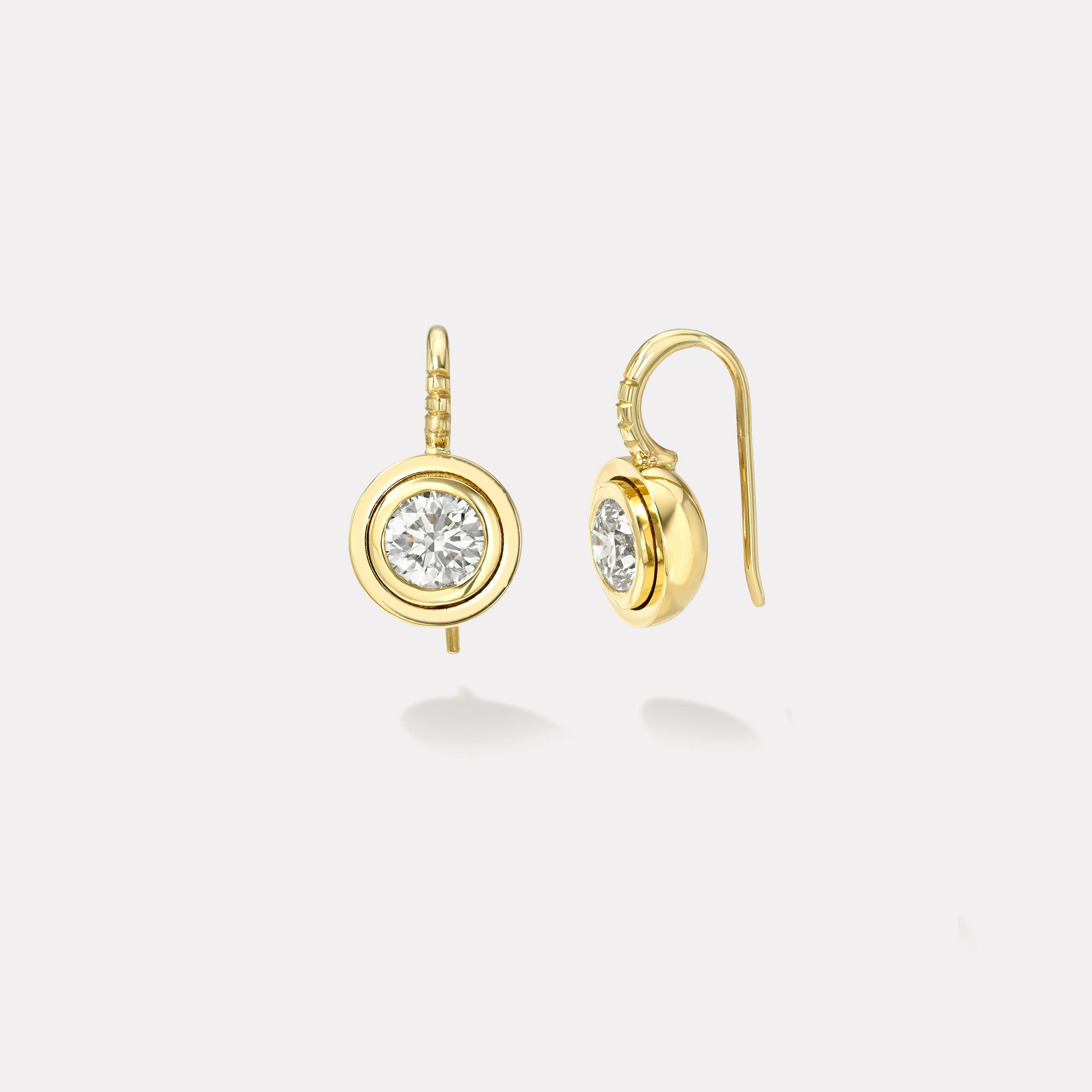 Round Diamond Bounce Earrings – Retrouvai
