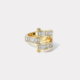 Magna Ring - Emerald Cut Diamonds