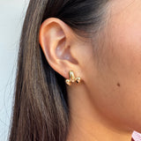 All Gold Balloon Magna Stud Earrings