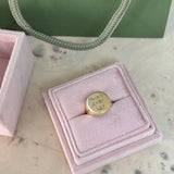 Custom All Gold Signet Ring