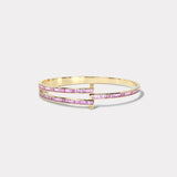 Magna Bracelet with Baguette Cut Pink Sapphires