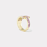 Magna Ring with Baguette Cut Pink Sapphires