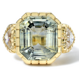 15.31ct Triple Stone Heirloom Bezel Ring