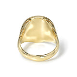 Custom All Gold Signet Ring