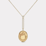 Grandfather Fantasy Signet Pendant Necklace - Ouroboros