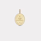 Twisted Gold Frame Lion Charm