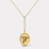 Grandfather Fantasy Signet Pendant Necklace - Flying Pig