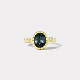 2.4ct Grey Tourmaline Heirloom Bezel Ring