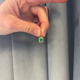 Heirloom Bezel Emerald Charm
