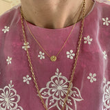 Mini All Gold Yin Yang Pendant