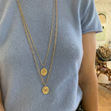 Twisted Gold Frame Lion Charm