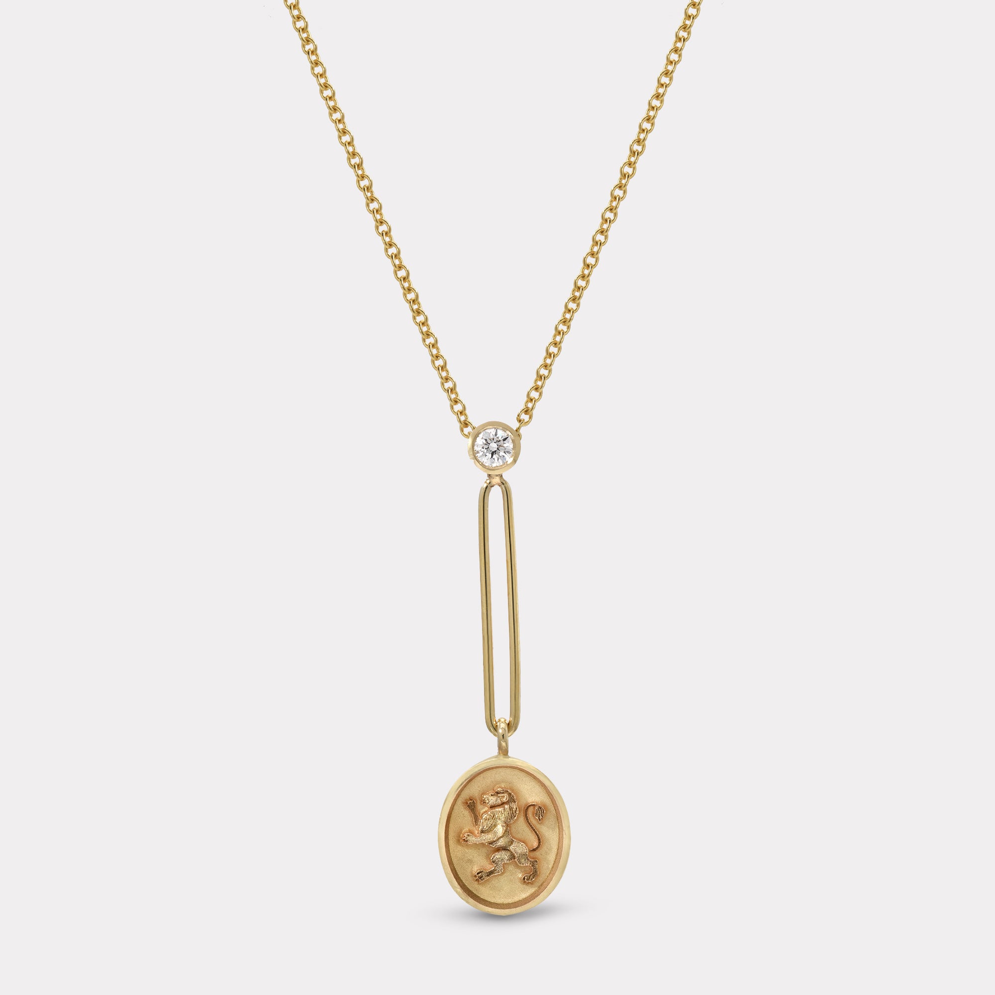 Fantasy Signet Pendant Necklace Lion – Retrouvai