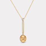Fantasy Signet Pendant Necklace - Butterfly