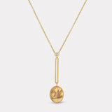 Fantasy Signet Pendant Necklace - Swan