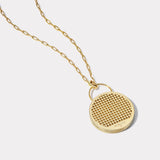 Bravery Padlock on 30" Link Chain