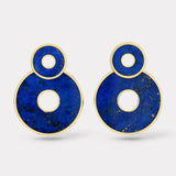 Lapis Swivel Earrings