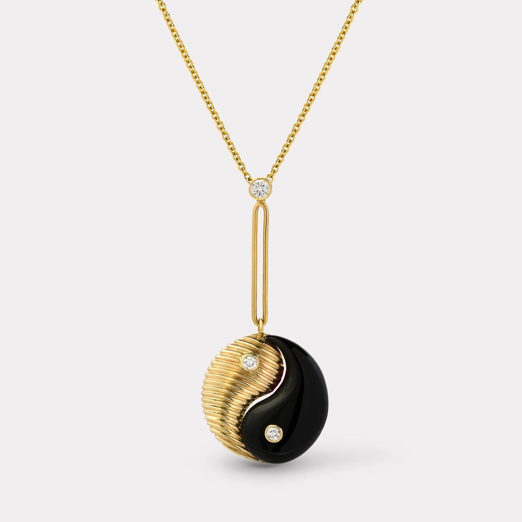 Yin Yang Pendant - Onyx