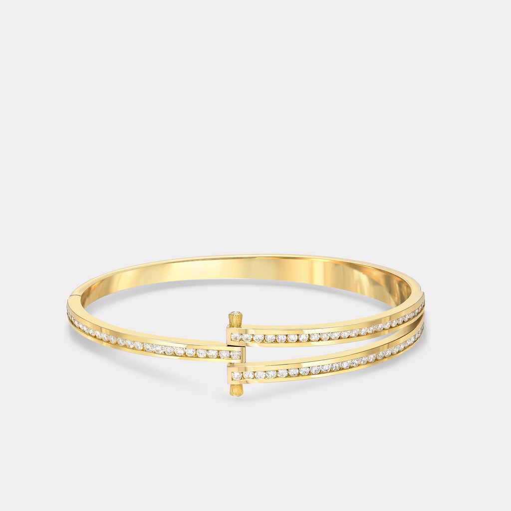 Magna Bracelet with round white Diamonds
