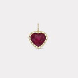 Rubellite Heirloom Bezel Charm