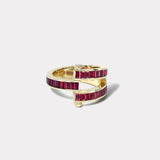 Magna Ring - Ruby Baguettes