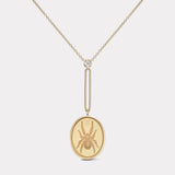 Grandfather Fantasy Signet Pendant Necklace - Spider