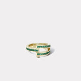 Magna Ring - Round Emeralds