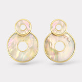 Swivel Earrings - Mother of Pearl
