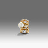 3.15ct GIA Round Brilliant Diamond Solitaire Modern Love Ring