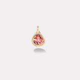 11.92ct Pear Pink Tourmaline Bounce Charm