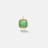 44.33ct Cabochon Cushion Green Tourmaline Bounce Charm