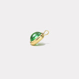 44.33ct Cabochon Cushion Green Tourmaline Bounce Charm