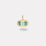 8.58ct Oval Green Aquamarine Bounce Charm
