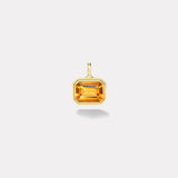 8.62ct Emerald Cut Citrine Bounce Charm