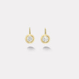 1ct Round Diamond Bounce Earrings