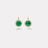 8.85ct Round Emerald Bounce Earrings
