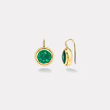8.85ct Round Emerald Bounce Earrings