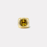 11.49ct Cushion Golden Yellow Tourmaline Bounce Cigar Band