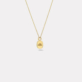 Petite Scale Cloud Vein Locket