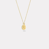 Petite Scale Cloud Vein Locket