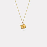 Petite Scale Cloud Vein Locket