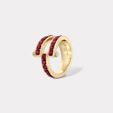 Grandfather Magna Ring - Round Rubies