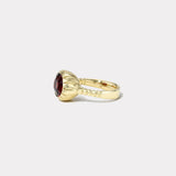 4.39ct Garnet Heirloom Bezel Ring